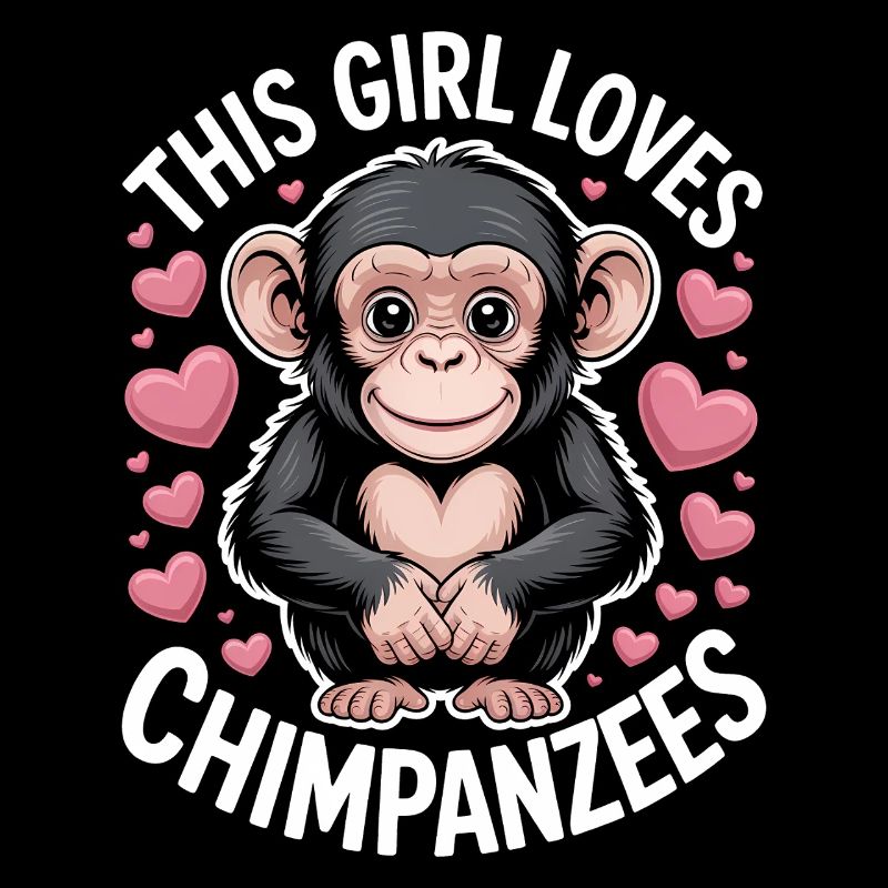 Chimpanzee Saying Monkey Funny Chimpanzee Gift