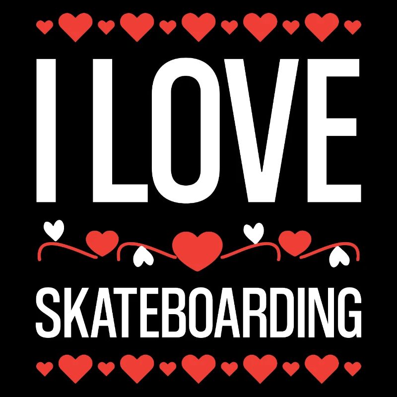 Ich liebe Skateboarding