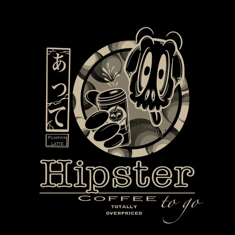 Hipster coffee to go