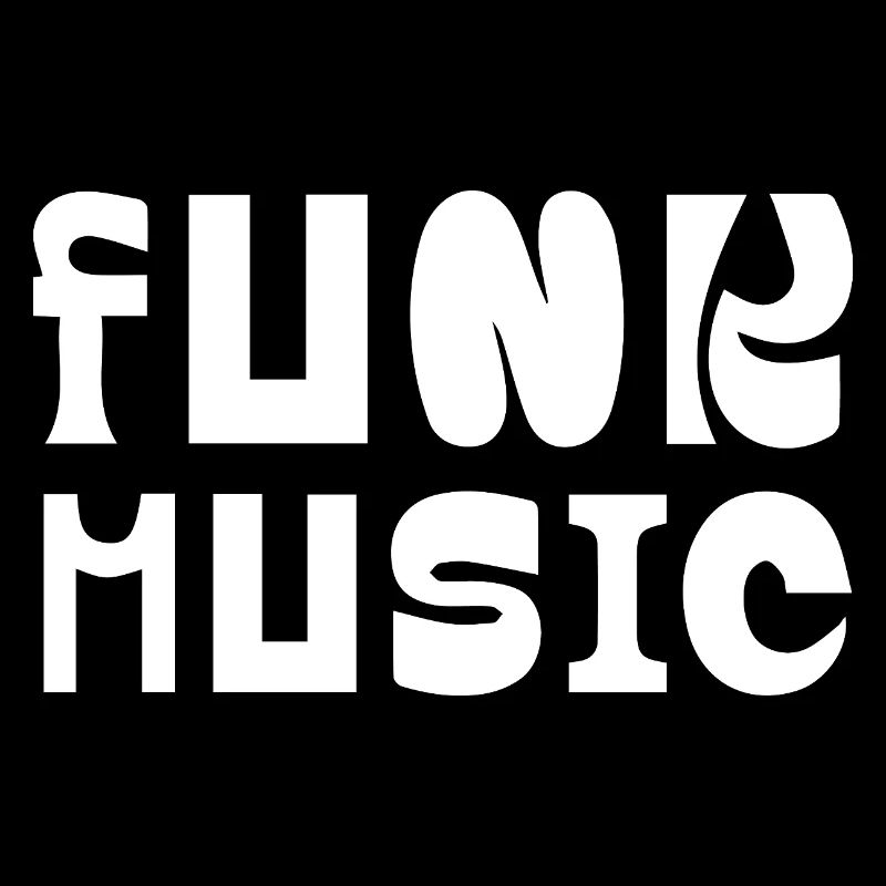 Funk Music Bold Block Letters