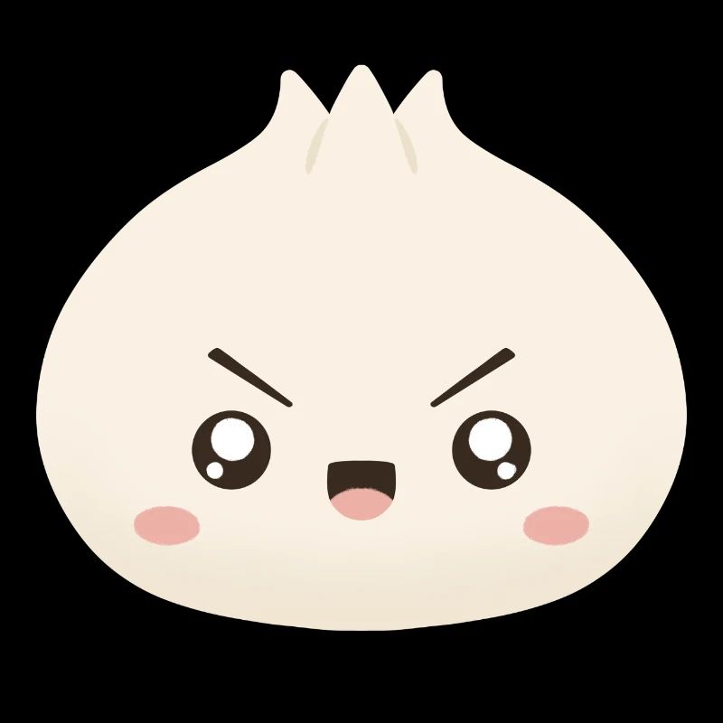 Grumpy Dumpling Cute Mascot