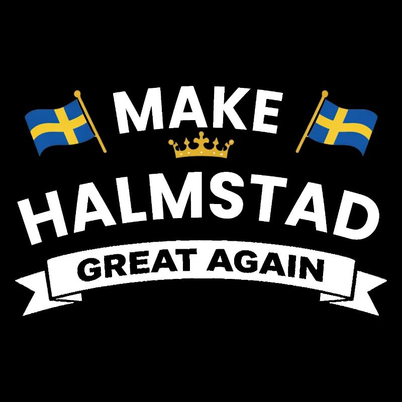 Drapeaux de la fierté de la ville de Halmstad
