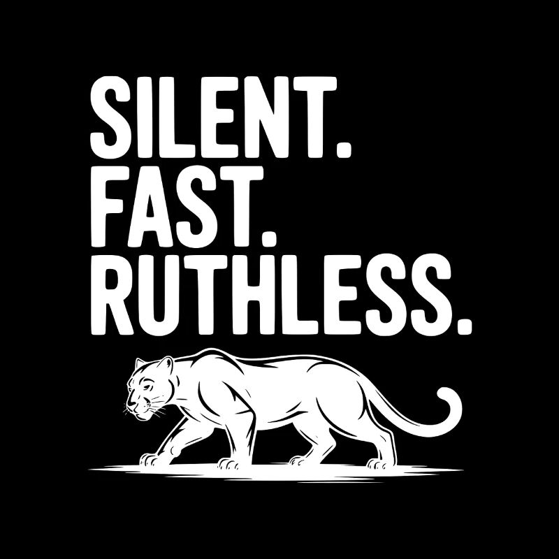 Silencieux. Vite. Impitoyable.