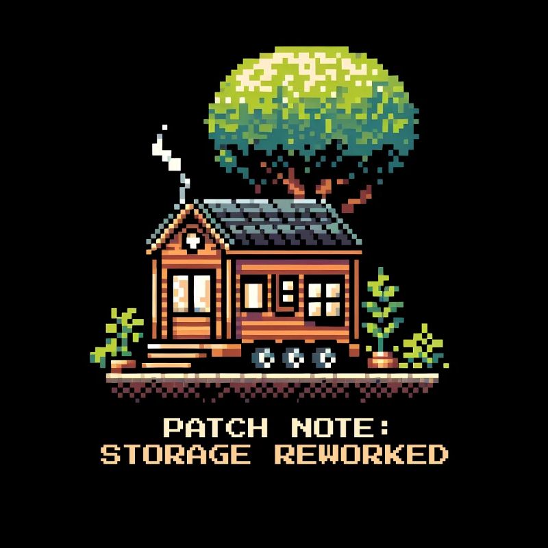 Storage space revised | Tiny House Order