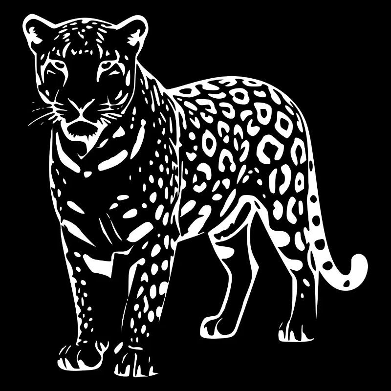 White Leopard Gift Cat Lover