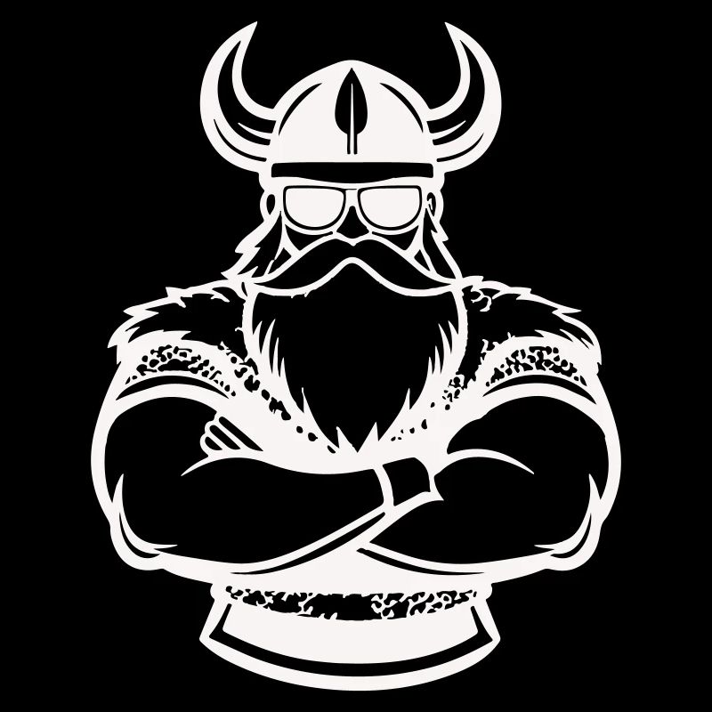 Kraft viking à bras croisés
