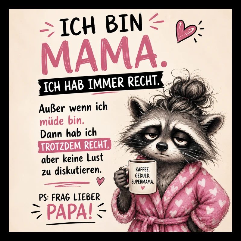Mama Spruch: Ich hab immer Recht