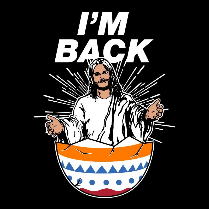 I love Jesus Easter Gift Easter Egg I'm Back