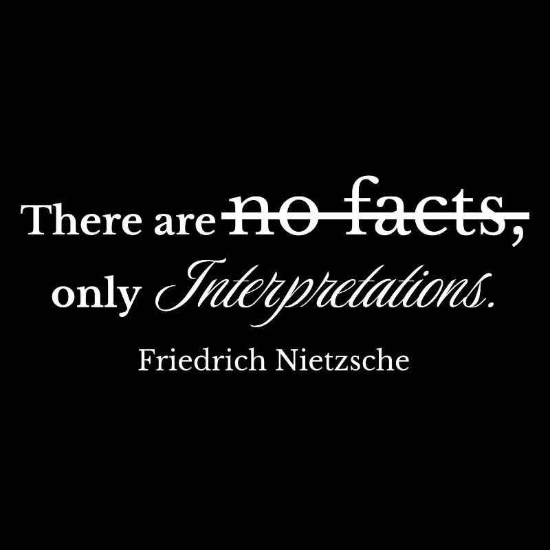 Interpretations Over Facts - Vintage Script