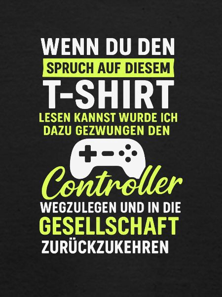 Controller Gaming Spruch