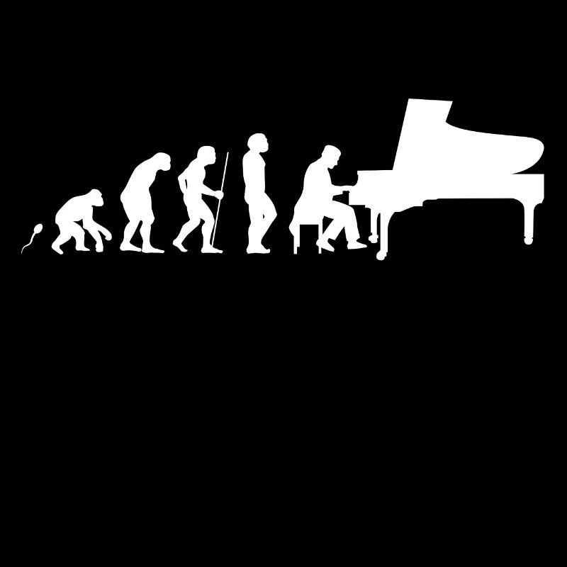 Pianist Evolution Fun Shirt