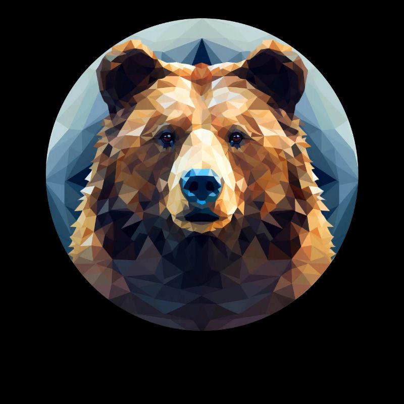 Bär in Polygon-Geometrie