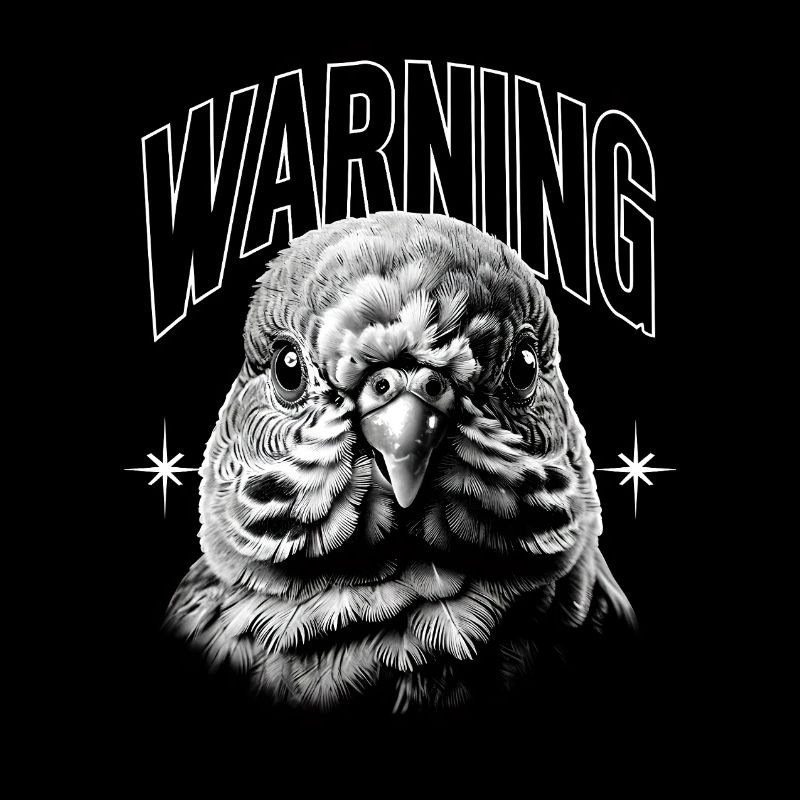 Warning Taube Vogel Geschenk