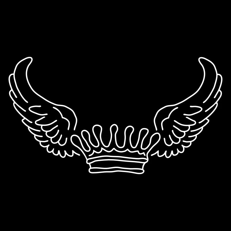 couronne avec des ailes