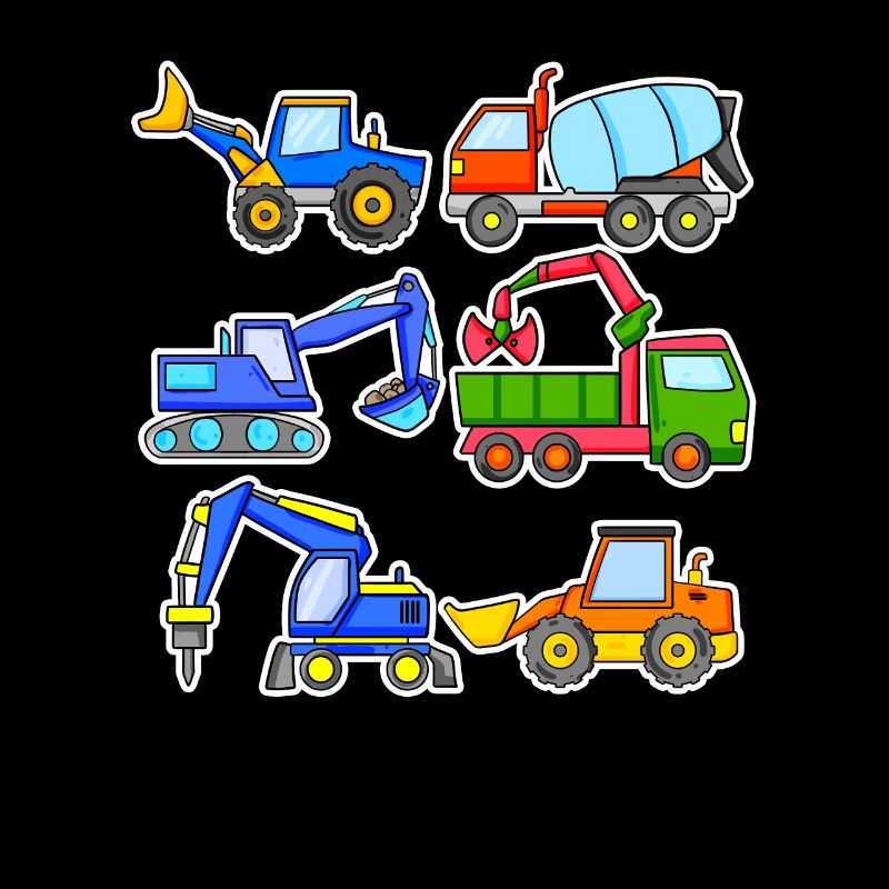 Construction site vehicles