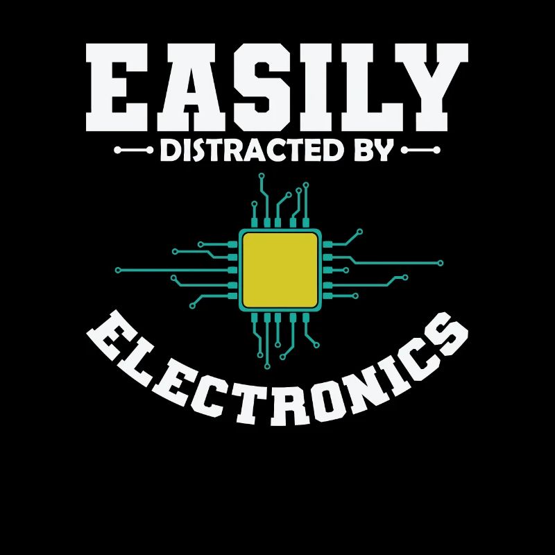 Easily Distracted By Electronics Beruf