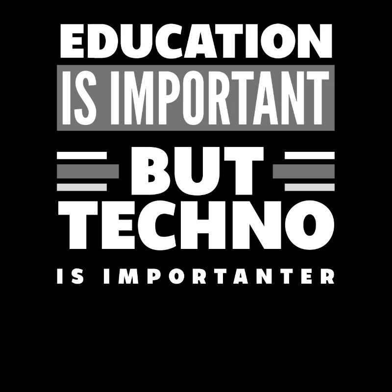 Techno Liebhaber Bildung Wichtiger