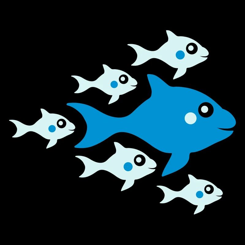 Cute Fish Babys And Mother