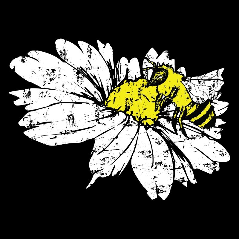 Bee flower pollination beekeeper