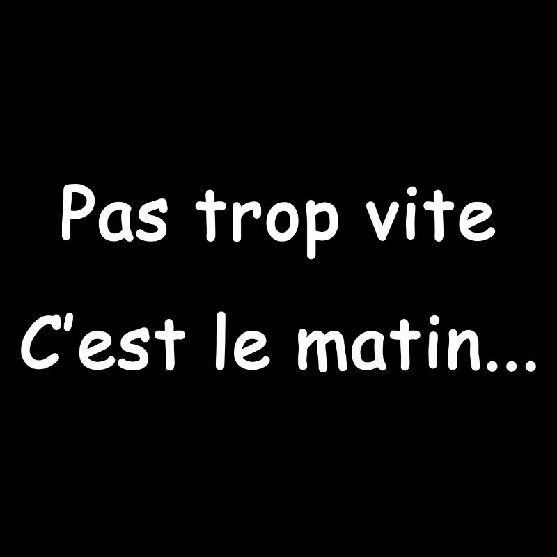 pas trop vite blanc