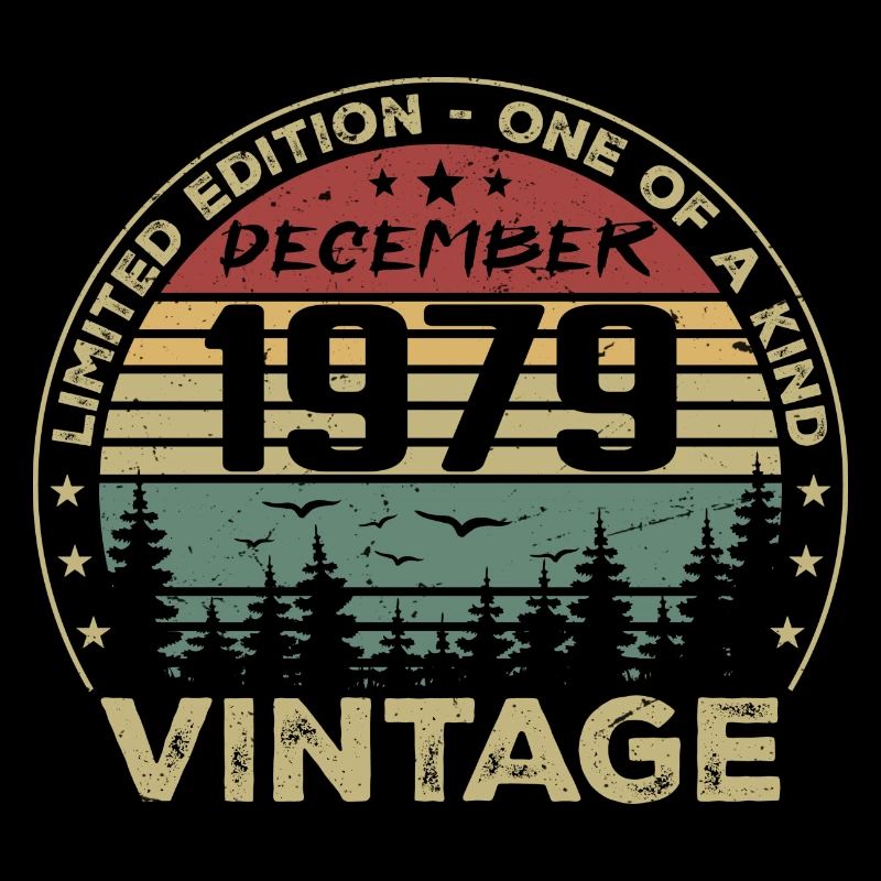 Retro Vintage Dezember 1979 Geburtstagsgeschenk