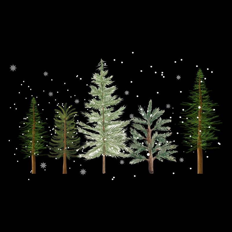 Tree Pine Trees for Winter Lovers - Gift