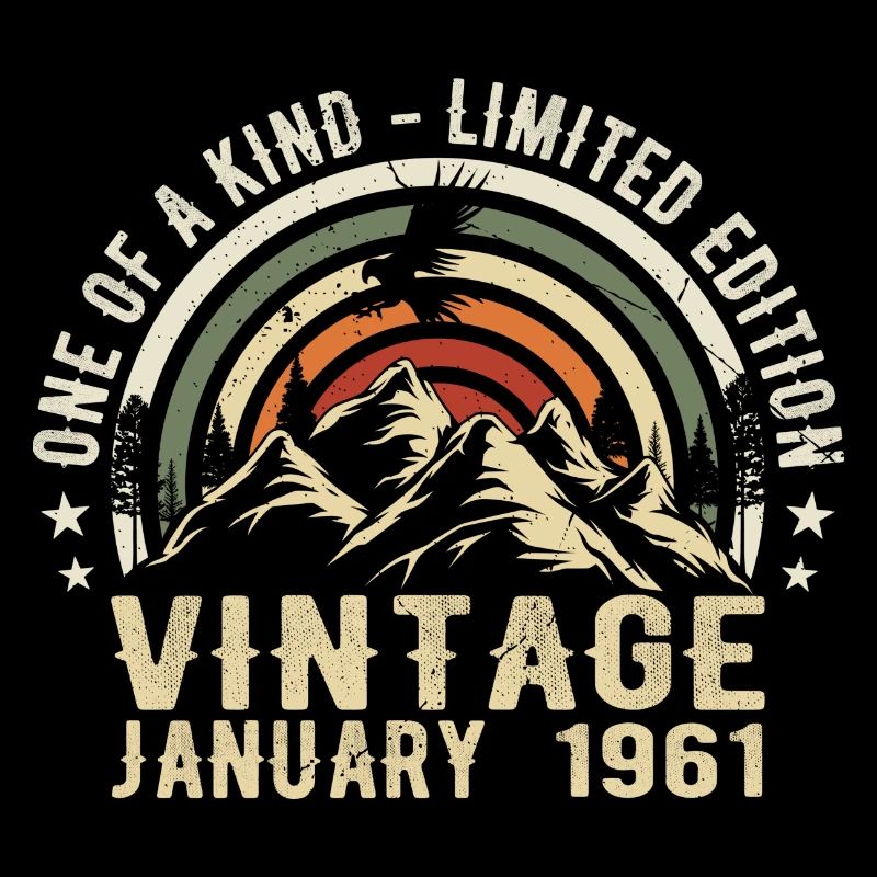 Januar 1961 Geburtstagsgeschenk - Original 64 Jahre