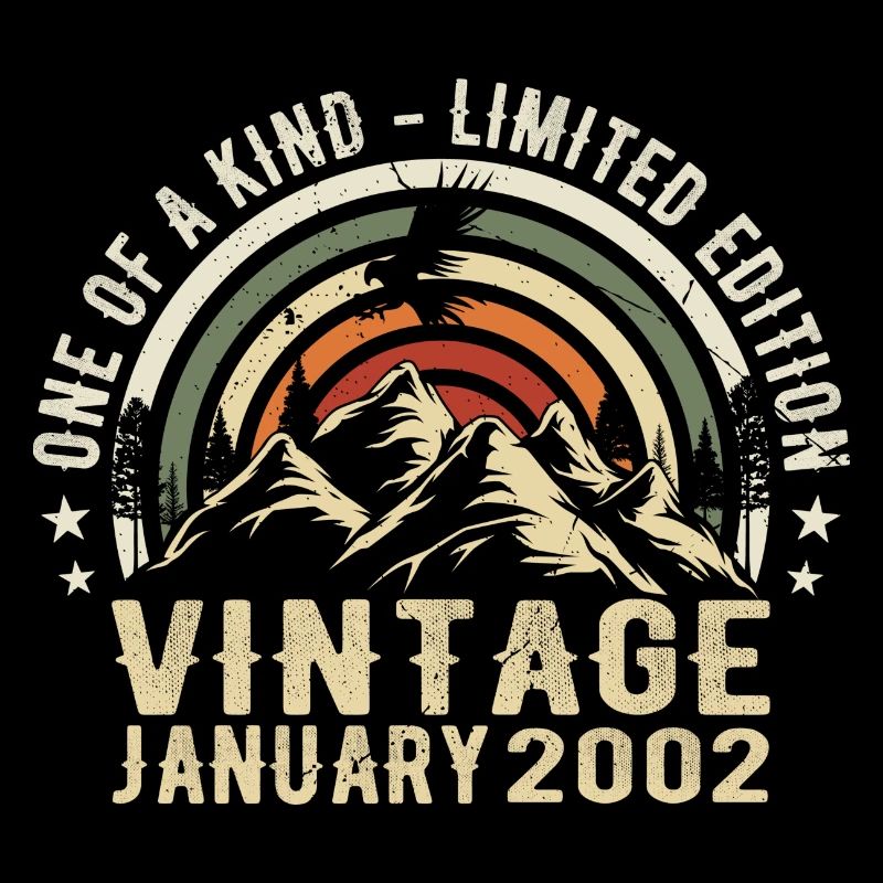Januar 2002 Geburtstagsgeschenk - Original 23 Jahre