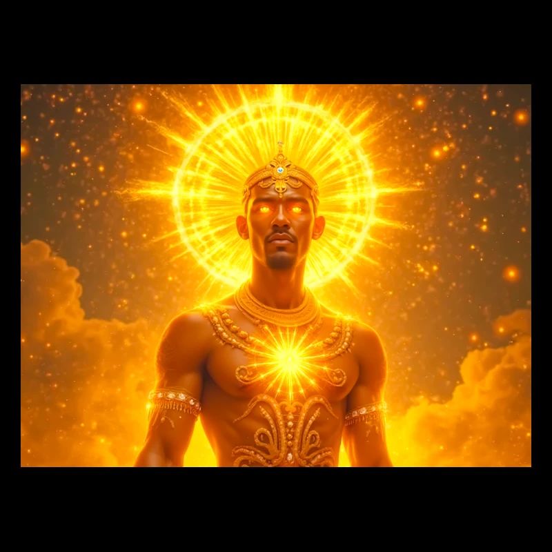 Olorun – Dieu du soleil yoruba, divinité céleste de la lumière