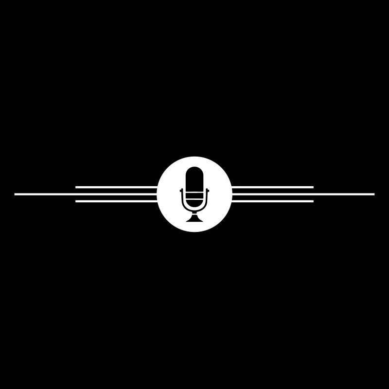 Microphone d’icône de podcast