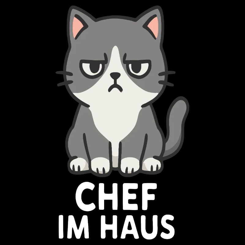 Gatto con espressione scontrosa