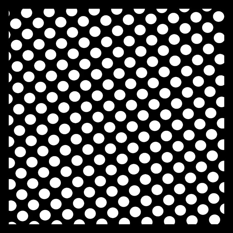 Motif de points de fond noir et blanc à pois