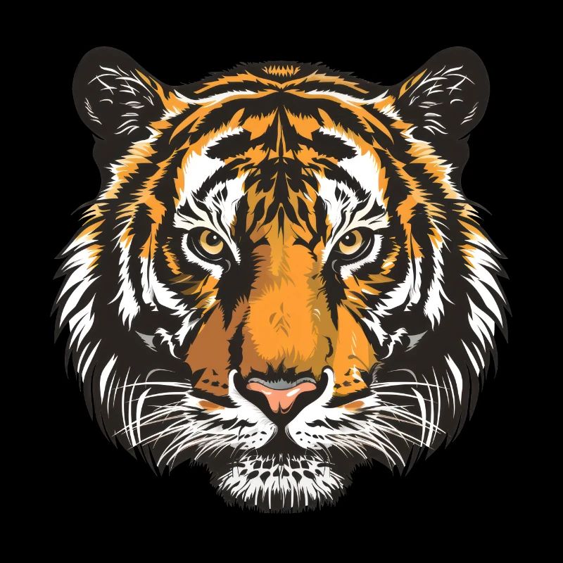 Visage de tigre