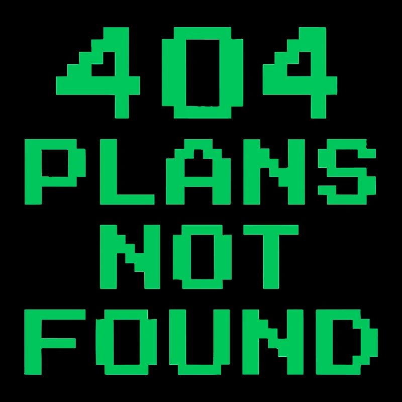 404 Plans Not Found | Retro Pixel Arcade Meme