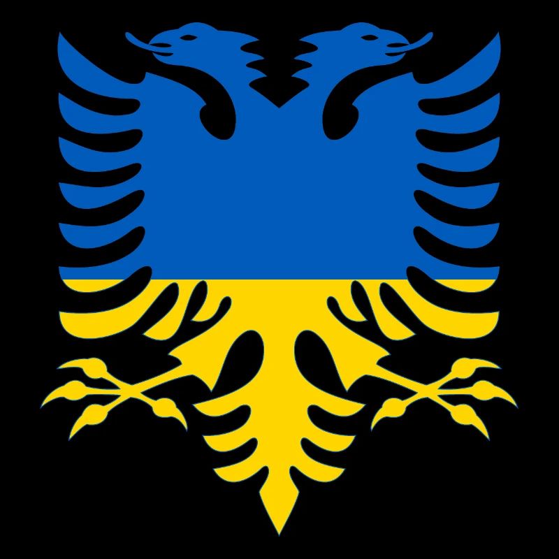 Albanie Ukraine Drapeau