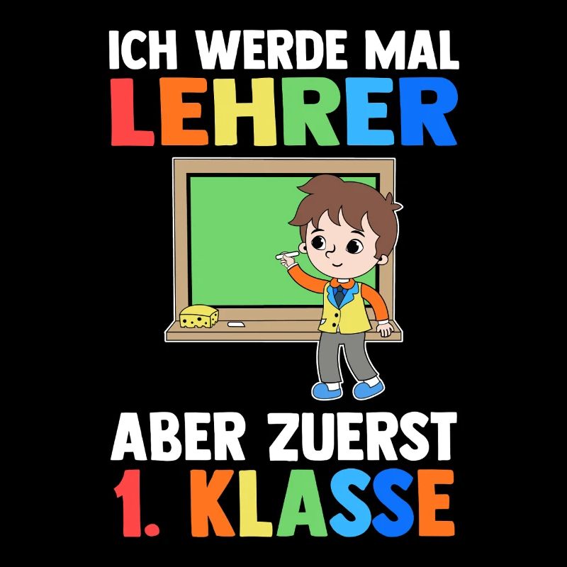 Lehrer Erste Klasse Einschulung Schulkind
