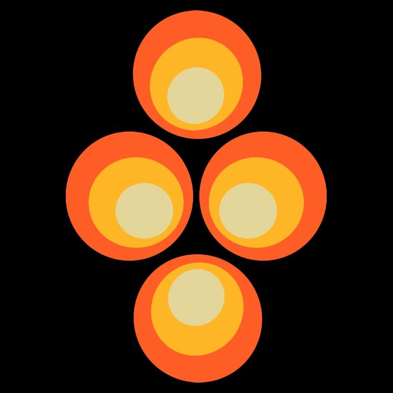 70s Circles Pattern