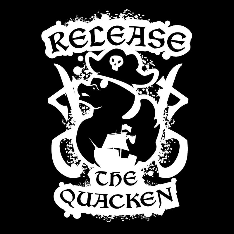 Release The Quacken Funny Pirate Duck