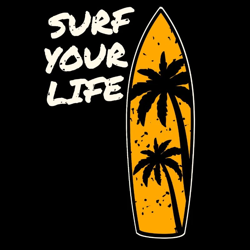 Devise de la vie de surfeur