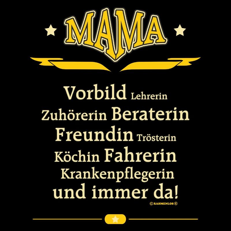 Mama Vorbild Muttertag RAHMENLOS®