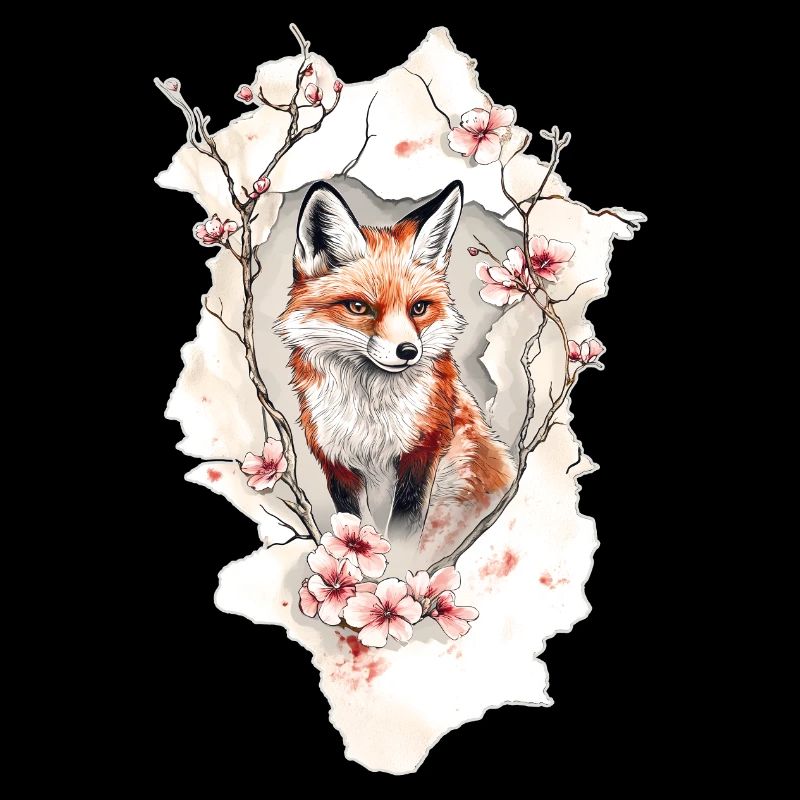 Fleurs de cerisier renard