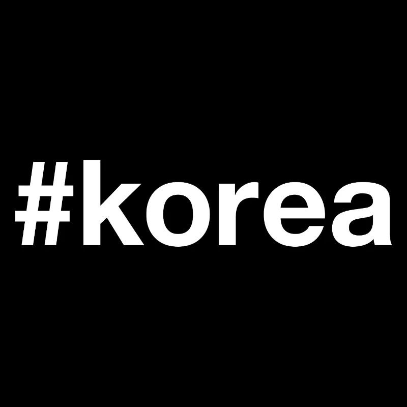 KOREA Hashtag
