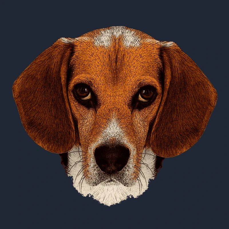 jagdhunde, Beagle leinwand optik
