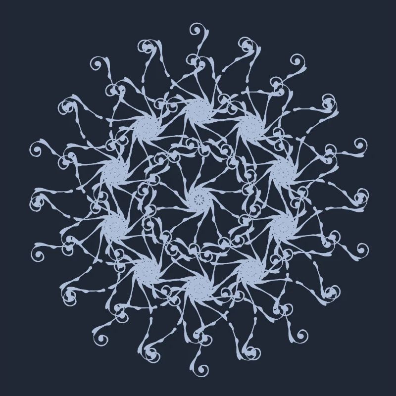 Mandala | Random patterns rotated