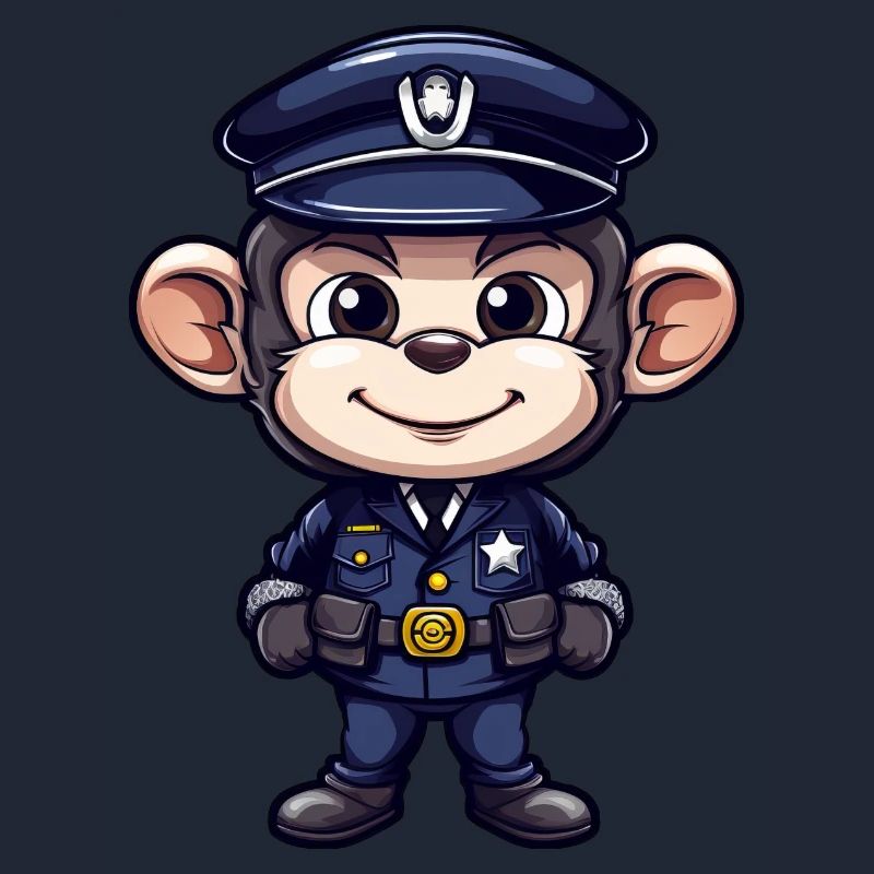 Polizei Äffchen