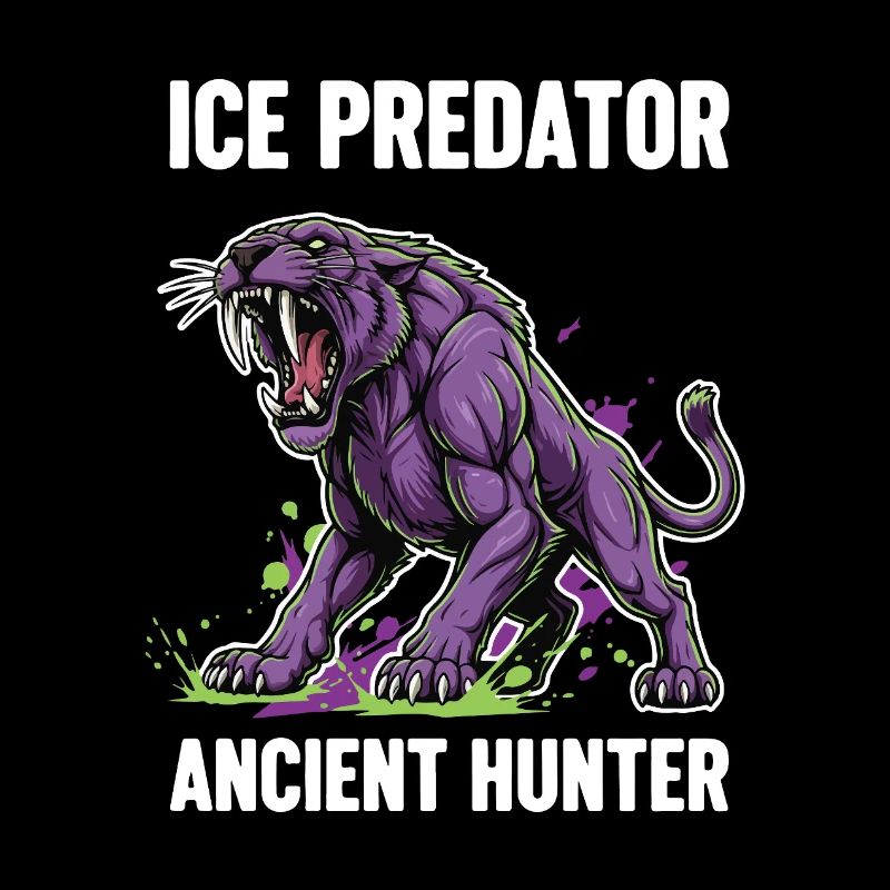 Smilodon-Räuber Uralter Jäger