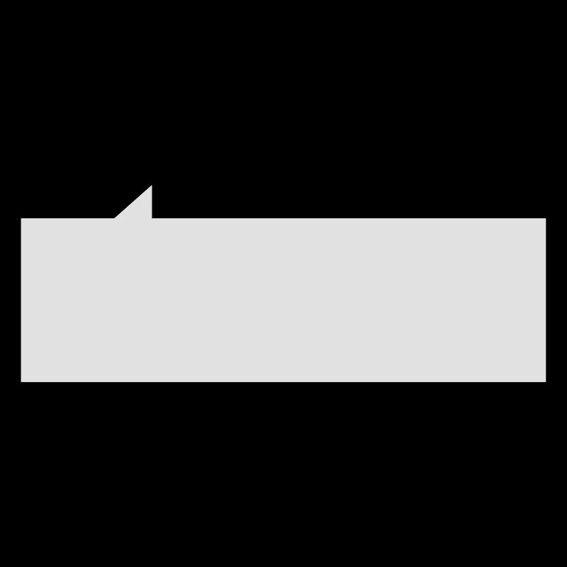 Speech bubble rectangle