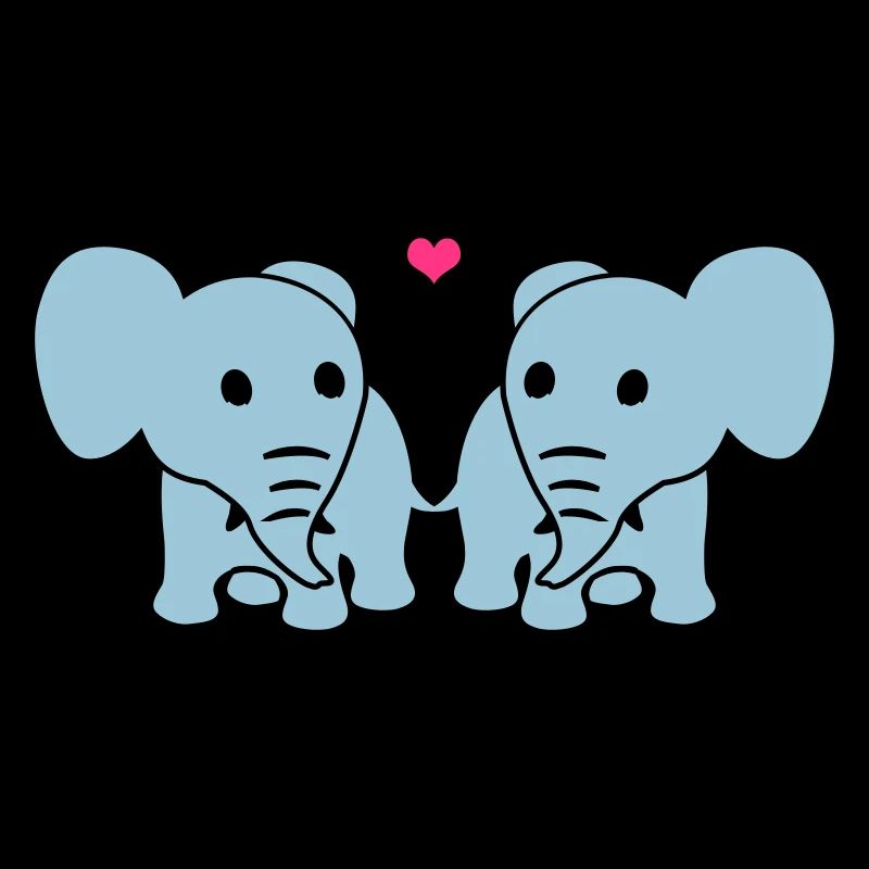 Les éléphants dans l'amour