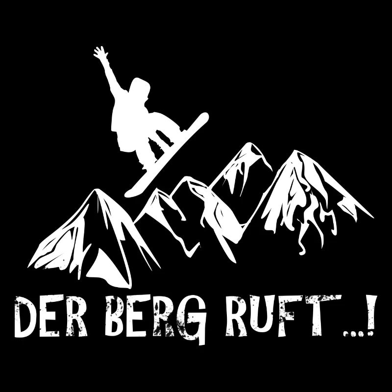Berg ruft snowboarder