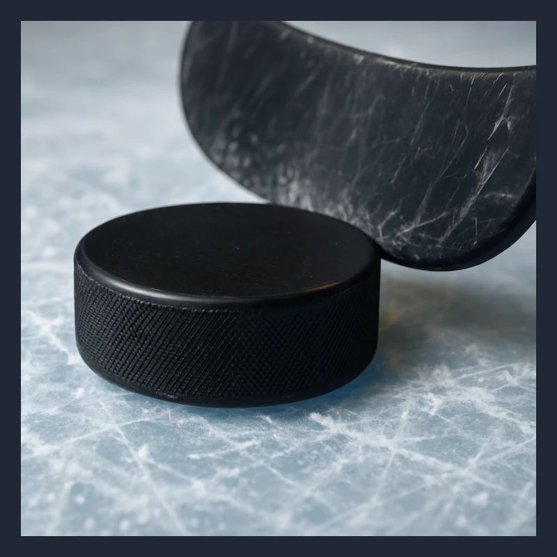 Eishockey - Schläger und Puck